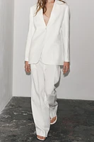 ZW COLLECTION LINEN BLEND PANTS