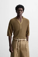 POLO EN MAILLE PERLÉE