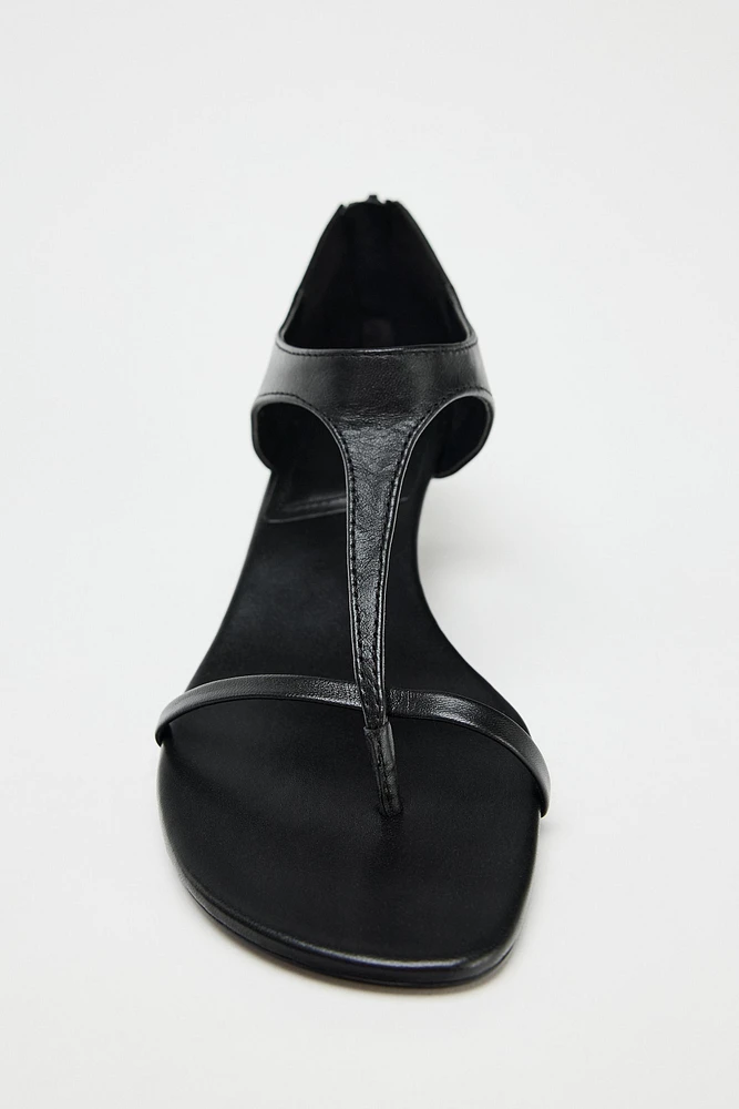 SANDALES À TALONS KITTEN EN CUIR 50E ANNIVERSAIRE