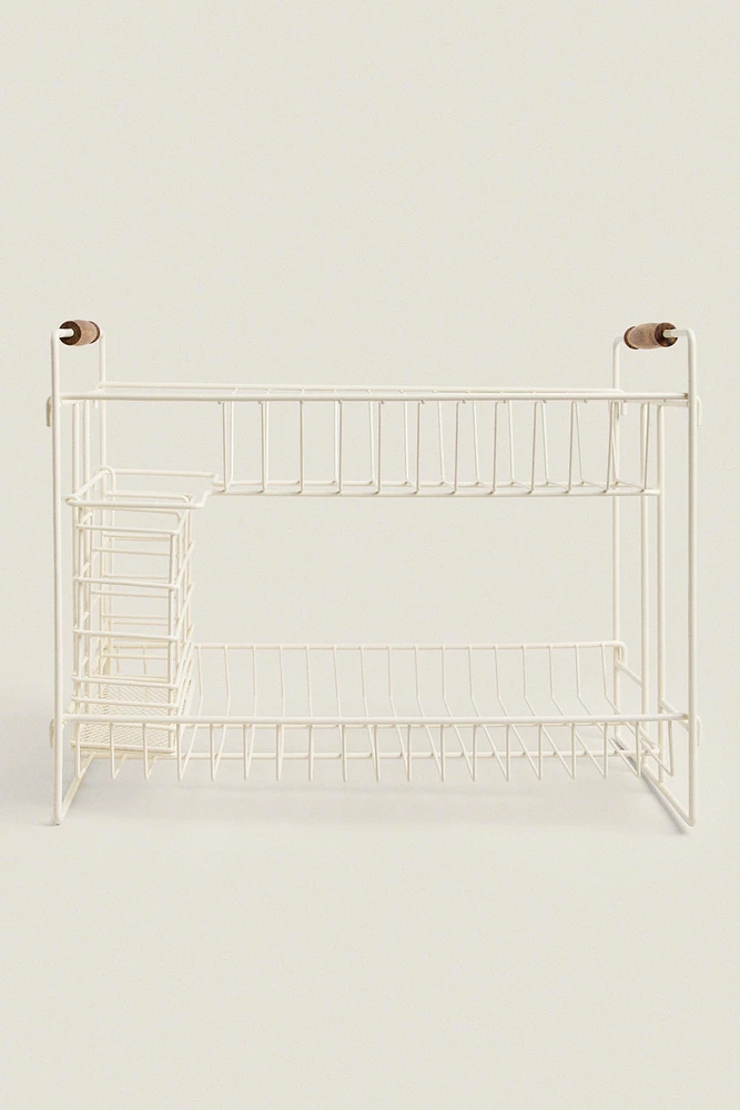 LACQUERED METAL DISH RACK