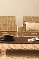 BANQUETTE EXTÉRIEURE DOSSIER TRESSÉ