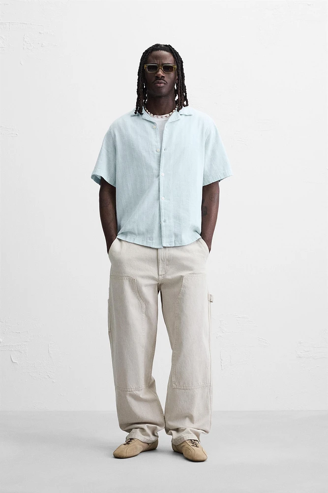 JACQUARD STRIPED SHIRT