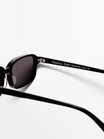 Small rectangular sunglasses
