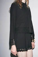 ZW COLLECTION CROCHET SHIRT