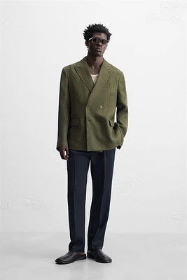 100% LINEN SUIT BLAZER