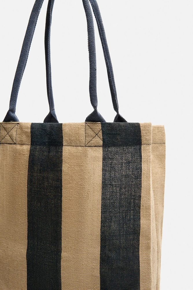 SAC SHOPPER RAYURES