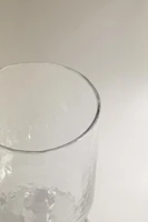 VERRE À PIED MARTELÉ