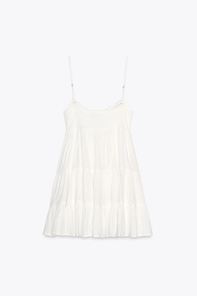 zara cotton chiffon dress Zara LACE CHIFFON SHORT DRESS at Mall of America in Bloomington, MN