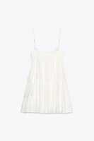 LACE CHIFFON SHORT DRESS