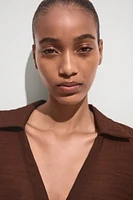WRINKLED EFFECT SHIRT