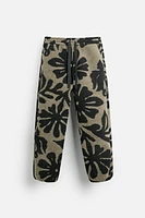 FLEECE JACQUARD PANTS X NANUSHKA