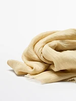 100% linen scarf