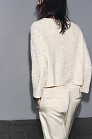 SEQUIN CARDIGAN