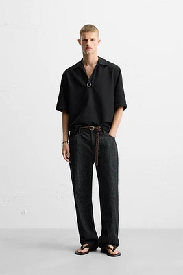 POLO RELAXED FIT STRUCTURÉ