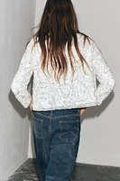 GILET EN MAILLE SEQUINS