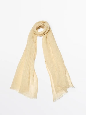 100% linen scarf