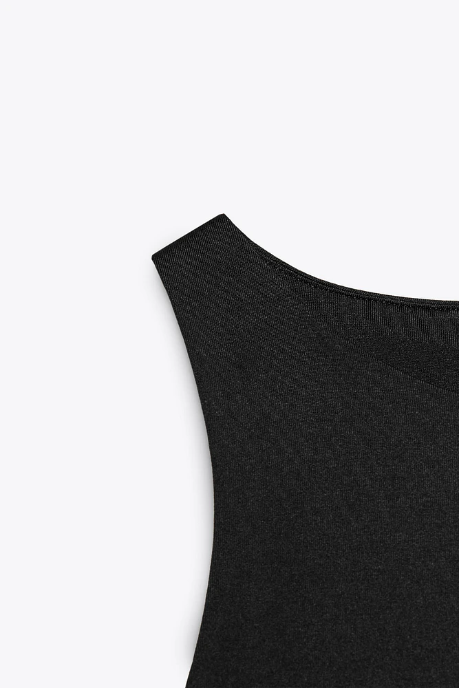 POLYAMIDE HALTER BODYSUIT