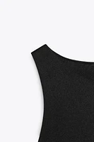 POLYAMIDE HALTER BODYSUIT