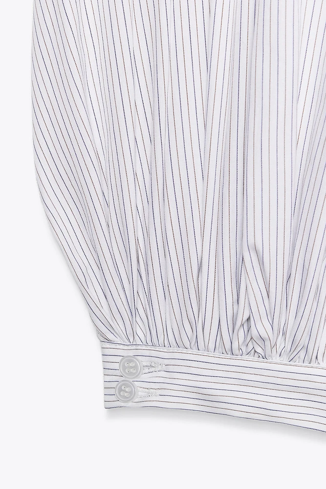 ZW COLLECTION STRIPED BALLOON PANTS