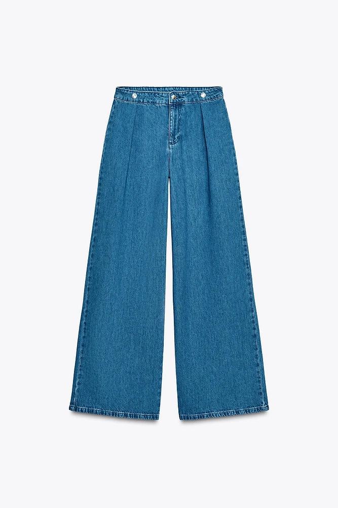 JEAN Z1975 WIDE LEG TAILLE NORMALE PLIS