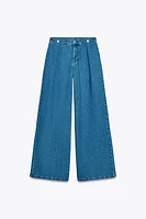 JEAN Z1975 WIDE LEG TAILLE NORMALE PLIS