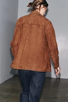 BLAZER OVERSIZE DAIM 100 % ZW COLLECTION LIMITED EDITION