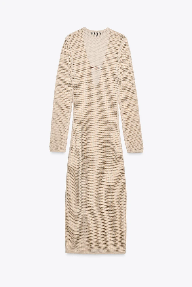 ROBE LONGUE EN MAILLE