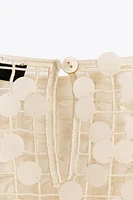 ROBE LONGUE À PAILLETTES