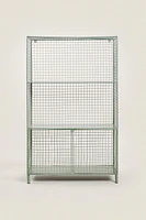 CHILDREN’S METAL SHELVING UNIT WITH DOORS