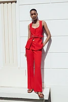GILET LONG CEINTURE