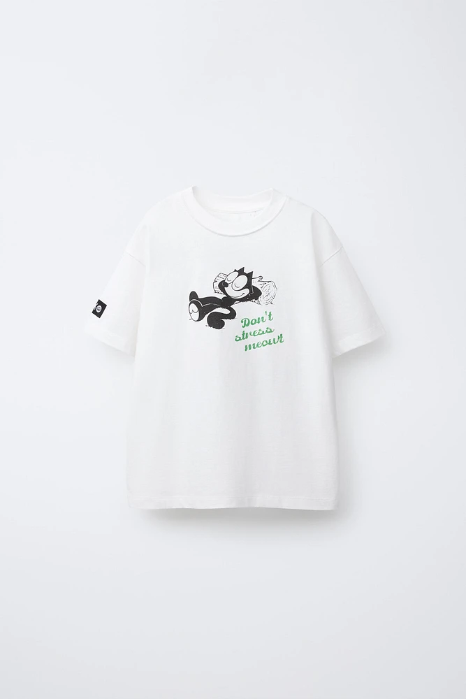 T-SHIRT IMPRIMÉ FÉLIX THE CAT © DREAMWORKS ANIMATION
