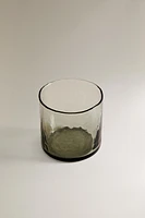 HAMMERED GLASS TUMBLER