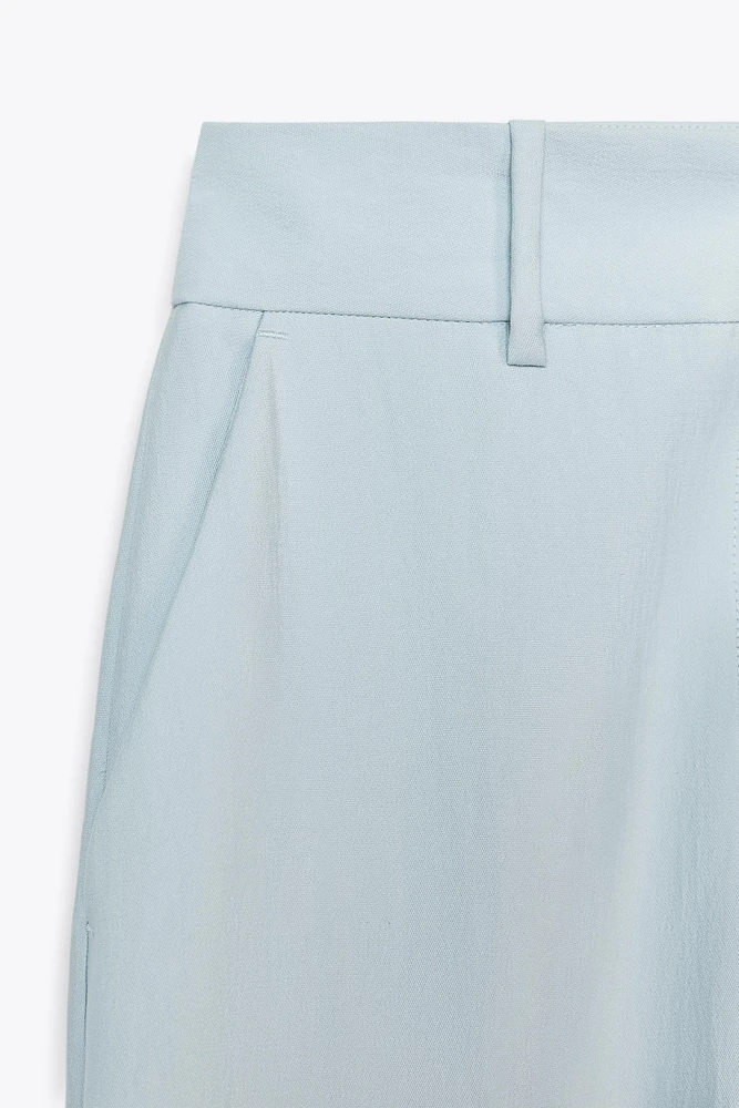 PANTALON DROIT TAILLE HAUTE