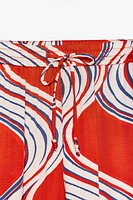 ZW COLLECTION PRINTED PAJAMA PANTS
