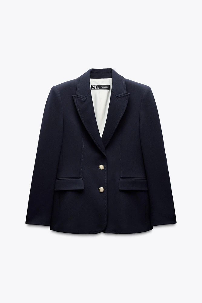 BLAZER AJUSTÉ AVEC ÉPAULETTES