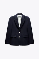 BLAZER AJUSTÉ AVEC ÉPAULETTES