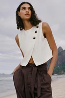 CROSSOVER CROP TOP