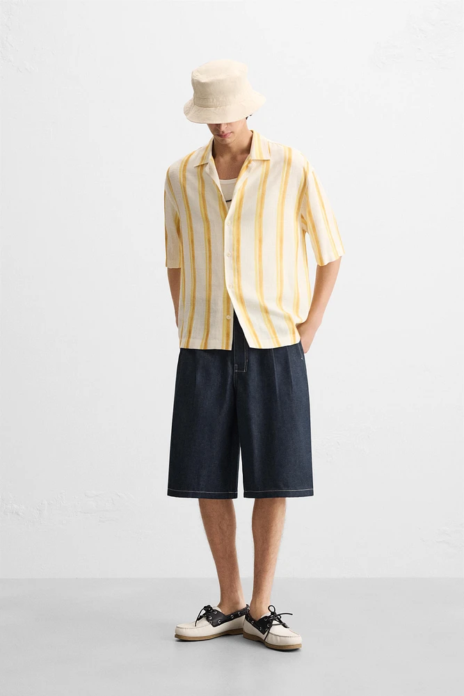 BERMUDA EN DENIM COUPE LARGE