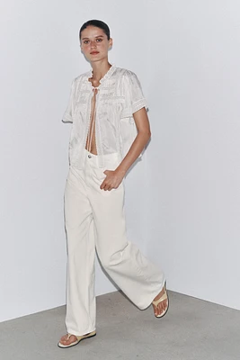 JEAN ZW COLLECTION PALAZZO TAILLE HAUTE