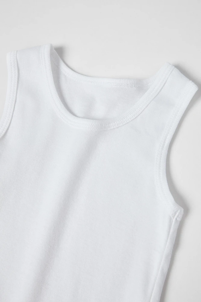 AGES 2-6/ THREE-PACK OF BASIC SLEEVELESS T-SHIRTS