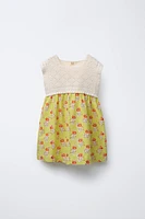 ROBE AU CROCHET EN COTON ET LIN