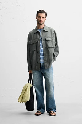 LINEN - COTTON POCKET JACKET