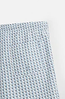 MAILLOT DE BAIN SEMI-LONG À IMPRIMÉ GÉOMÉTRIQUE