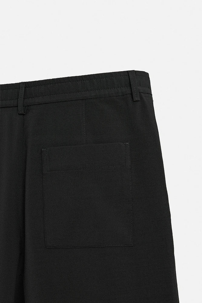 REGULAR FIT SUIT PANTS