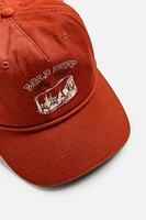 WASHED PRINT CAP