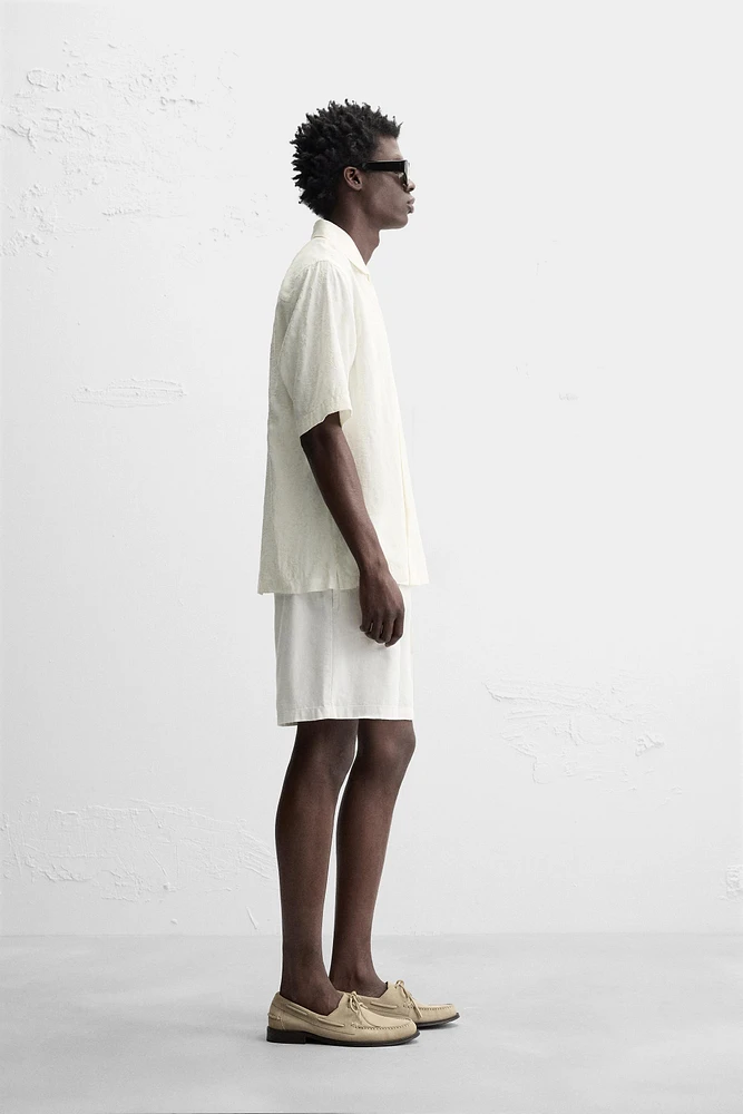 CHEMISE JACQUARD TEXTURÉE