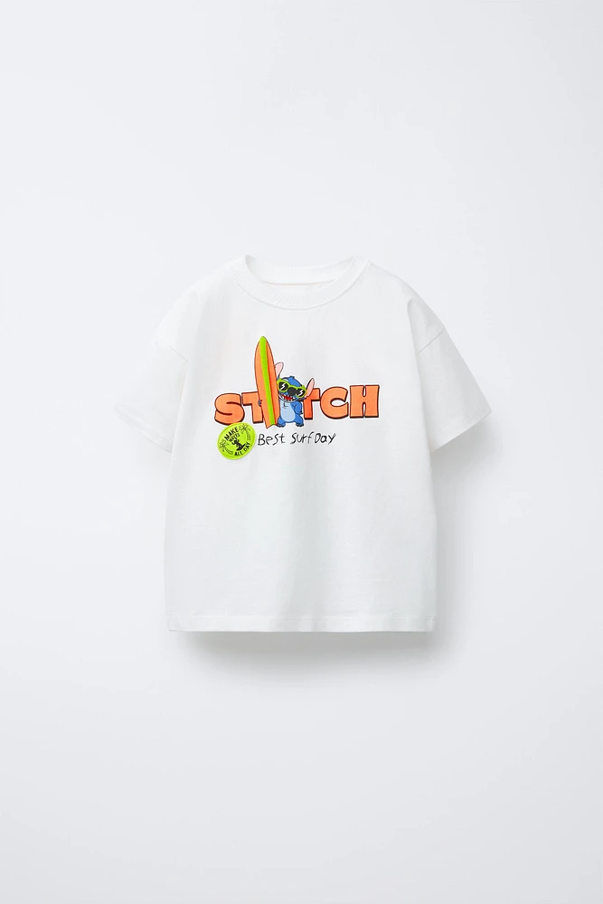T-SHIRT IMPRIMÉ LILO & STITCH © DISNEY