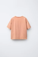 T-SHIRT EFFET DÉLAVÉ