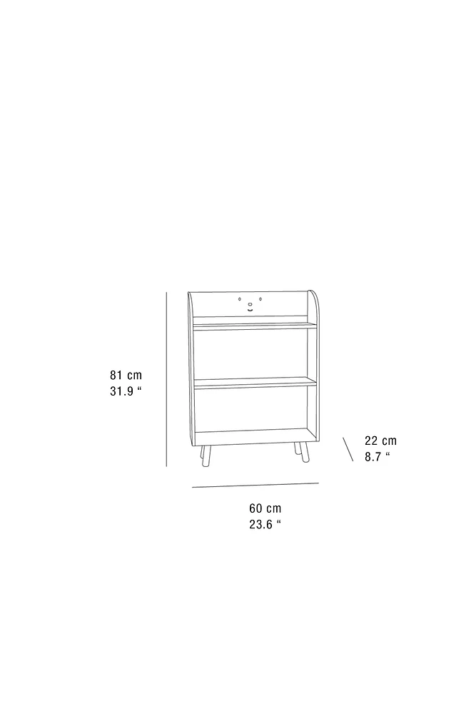 CHILDREN’S BEAR SHELVING UNIT