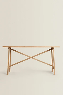 CONSOLE EN BOIS ORME